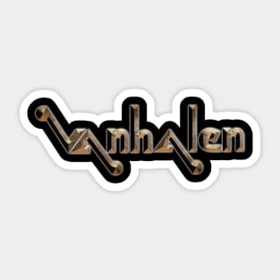 Van Halen - Old Logo Stone Engraved Sticker